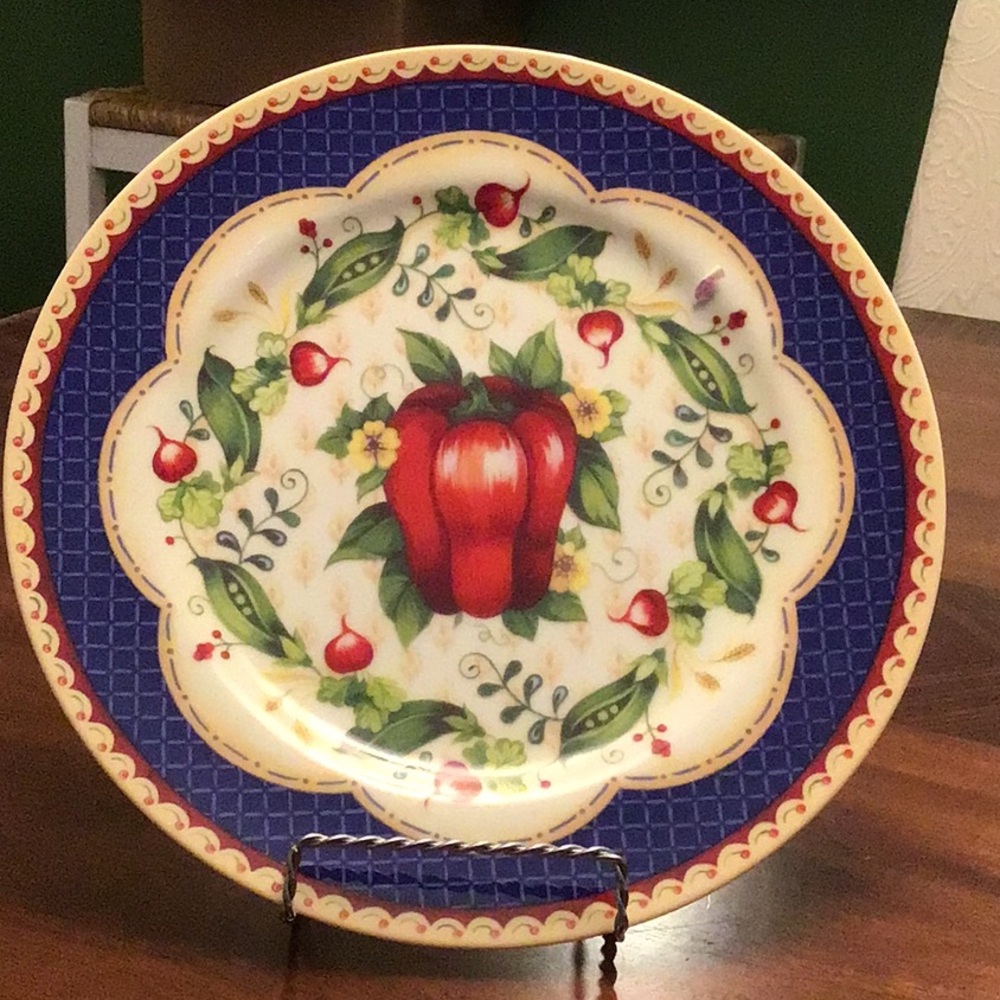 Vintage Sadek Suzanne Nicoll Le Jardin Plate